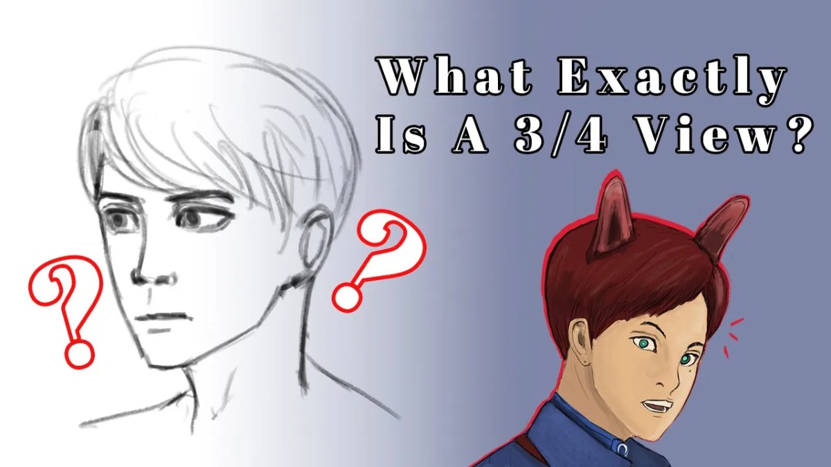 『What Exactly Is A 3/4 View – Head/Portrait Drawing』『Art&nbsp;Vlog』