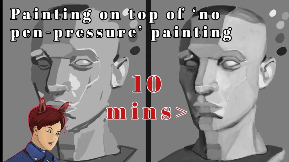 『Just 10+ MINS of Painting!』『Digital Painting&nbsp;Exercise』