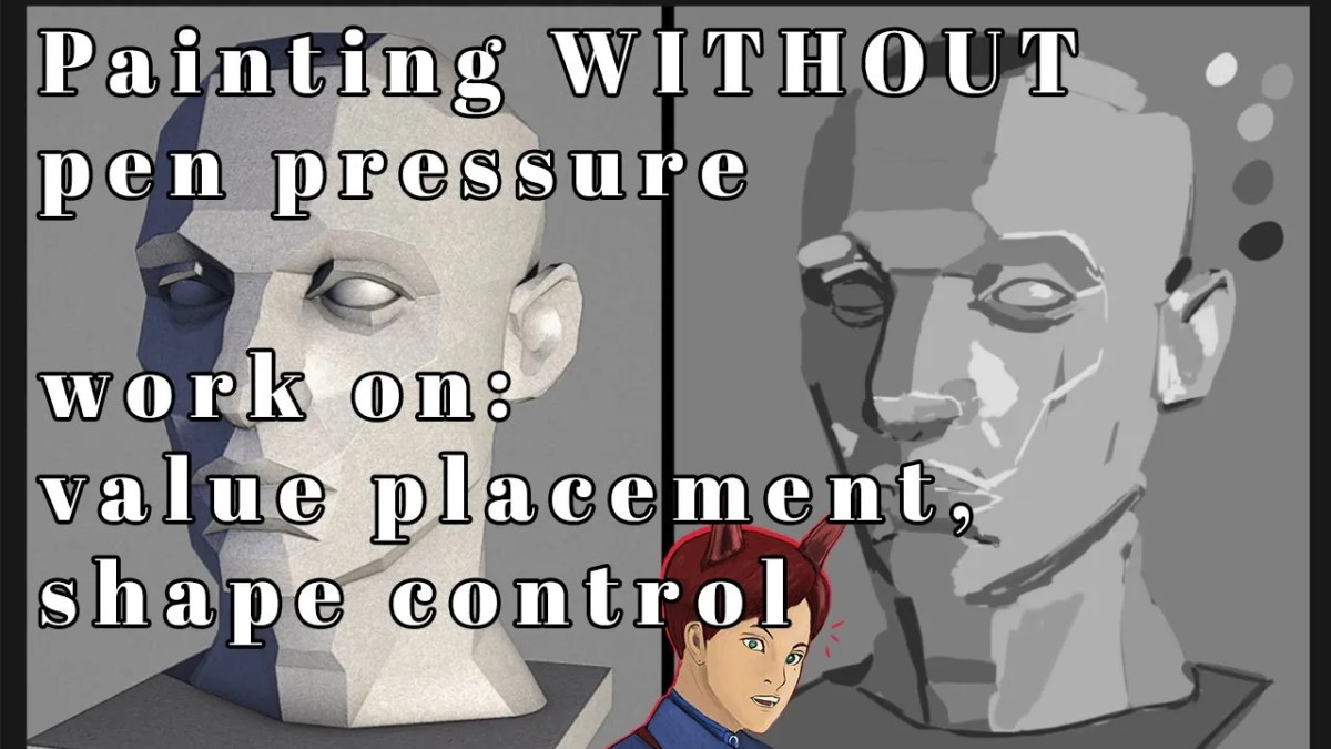 『Painting WITHOUT Pen Pressure?!』『Painting Exercise』